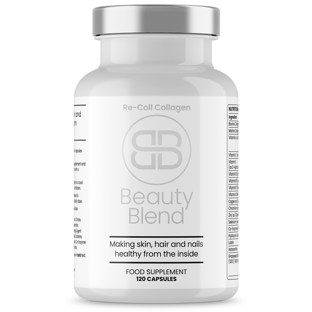 Re-Coll Beauty Blend 1200mg Collagen Capsules